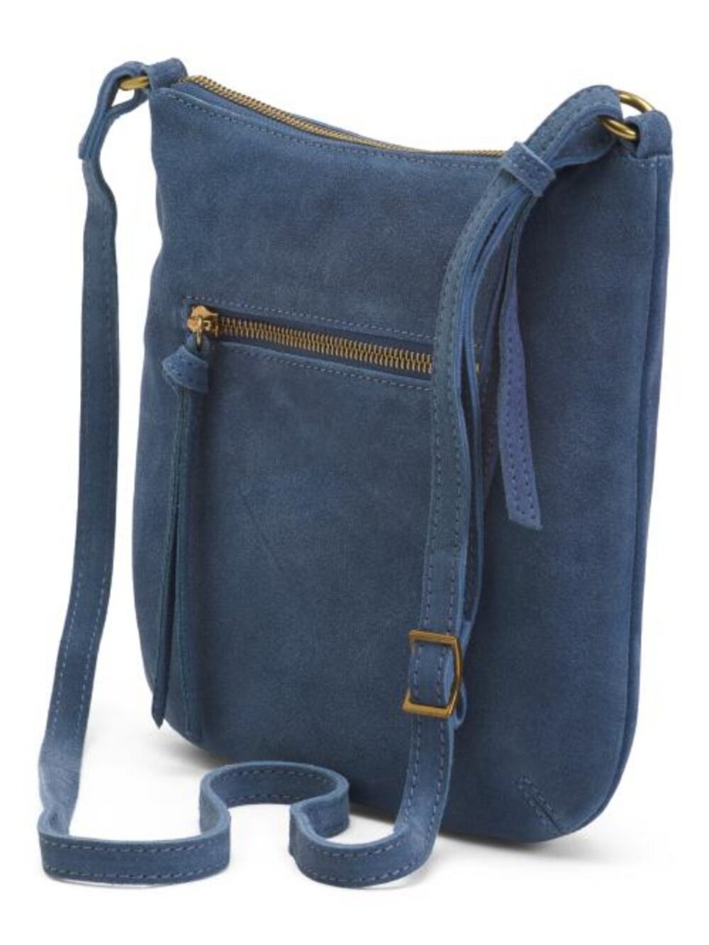 MARGOT Suede Small Remy Hobo Crossbody With Adjustable Strap - Picture 3 of 4